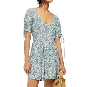 Free people corset mini dress